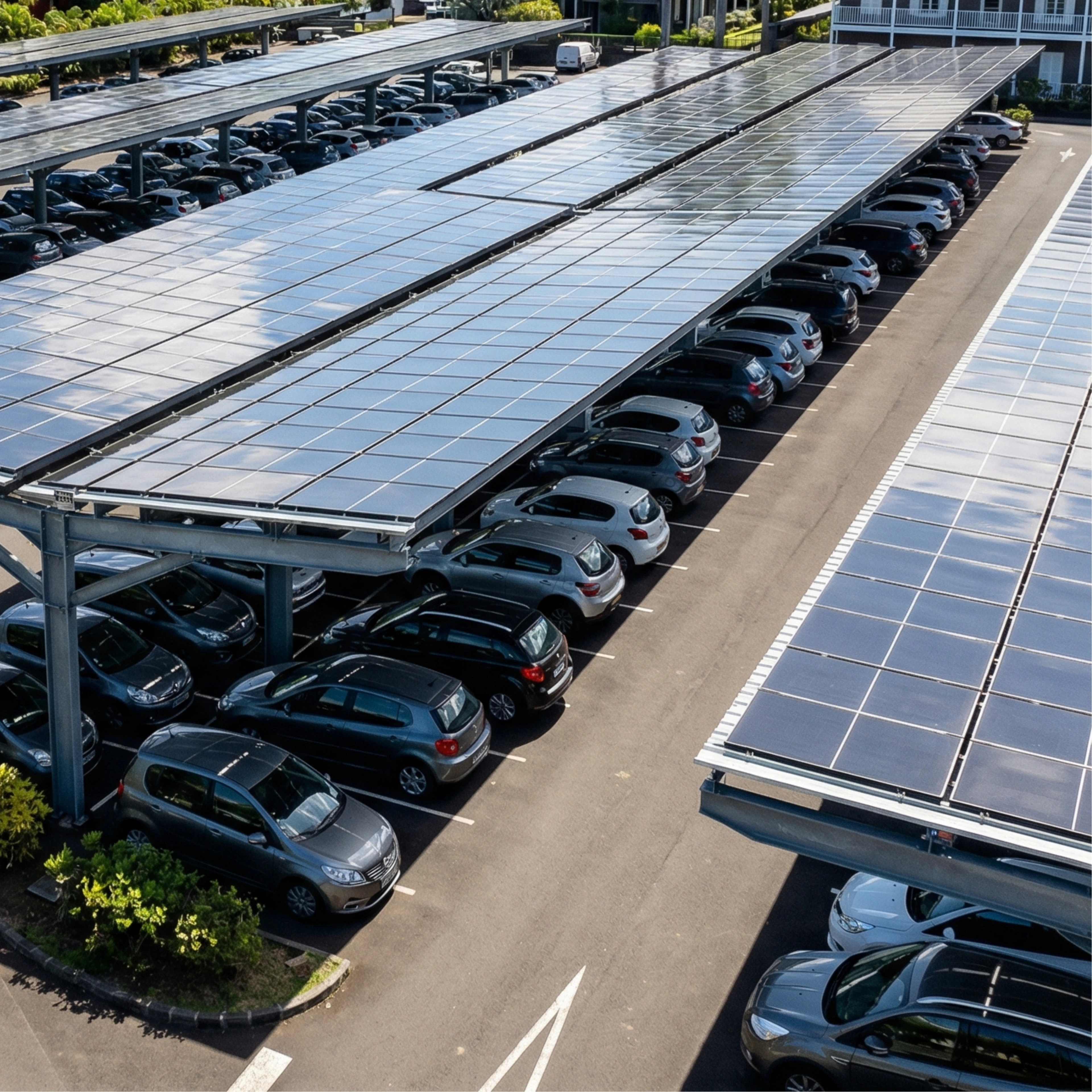 Installation solaire entreprise La Réunion