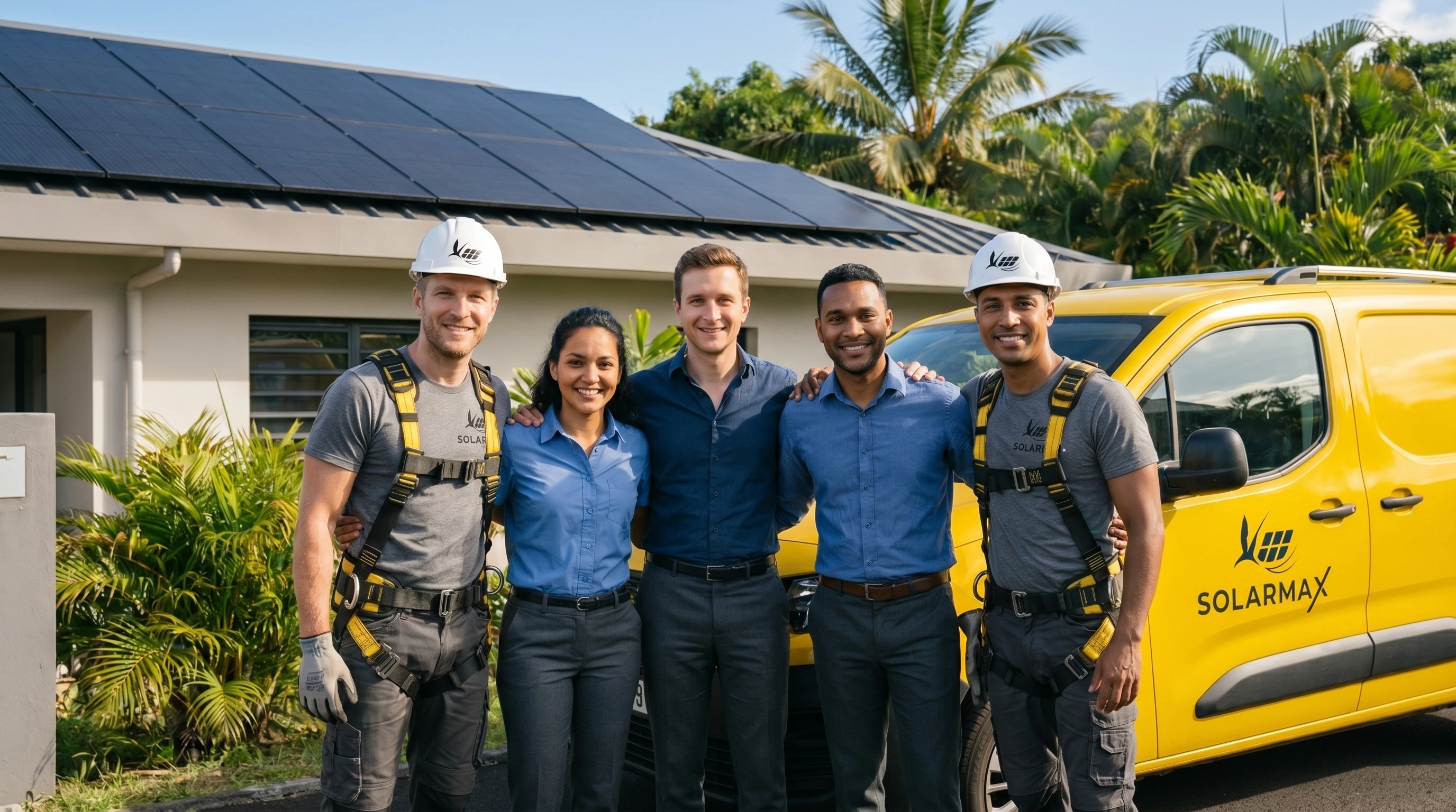 L'équipe Solarmax Réunion — Experts en installation solaire