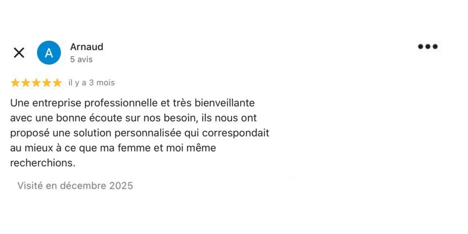 Avis Google Maps Solarmax Réunion — 5 étoiles
