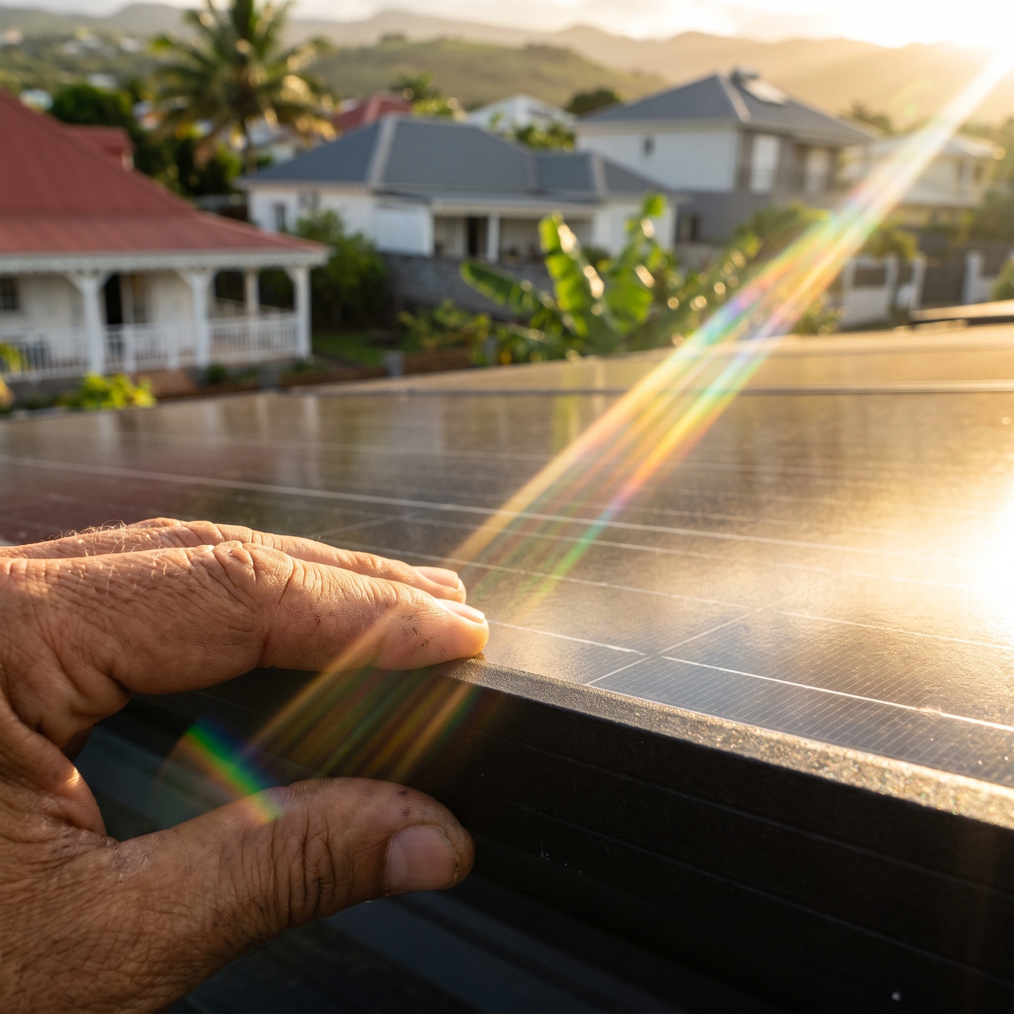 Panneau photovoltaïque performant à La Réunion