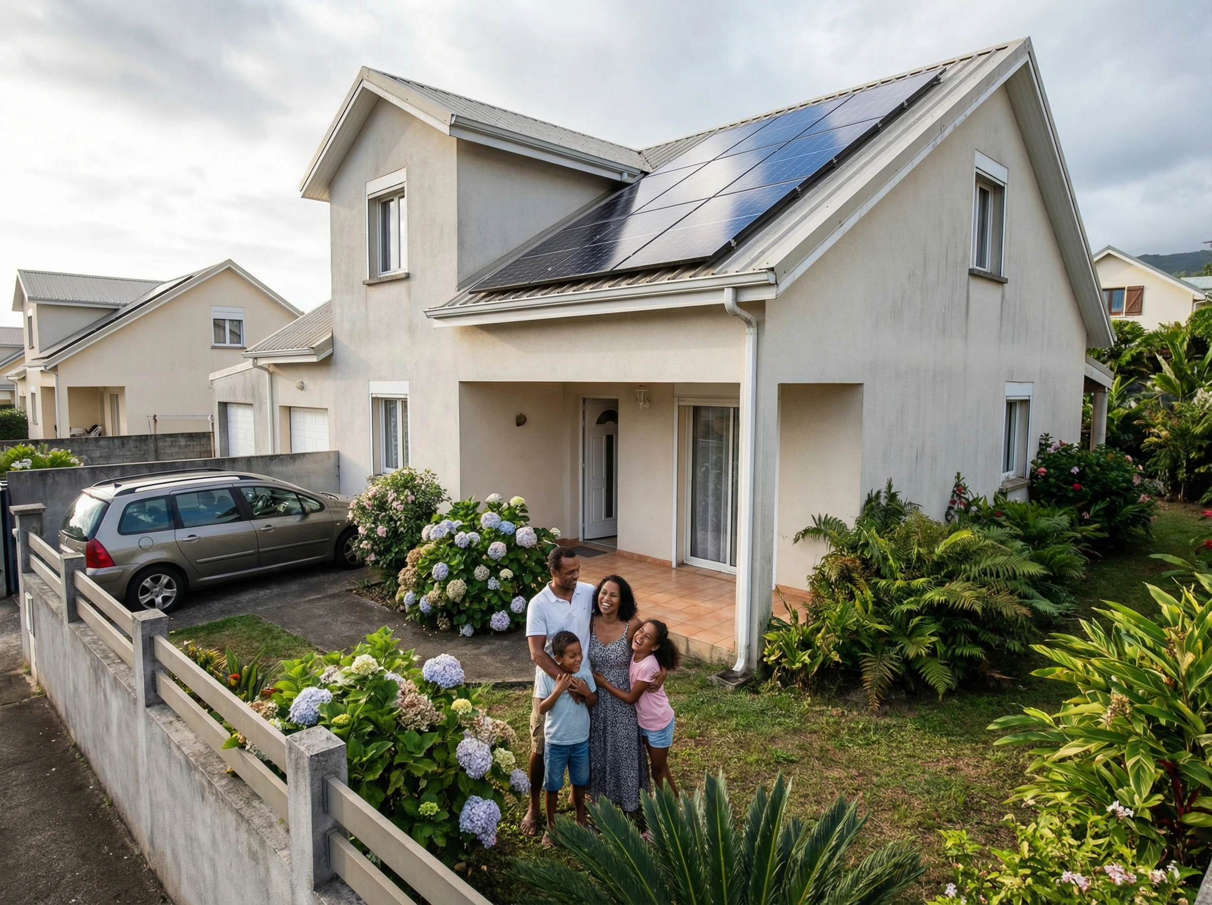 Installation photovoltaïque 4,5 kWc M. et Mme Gautier au Tampon La Réunion par Solarmax